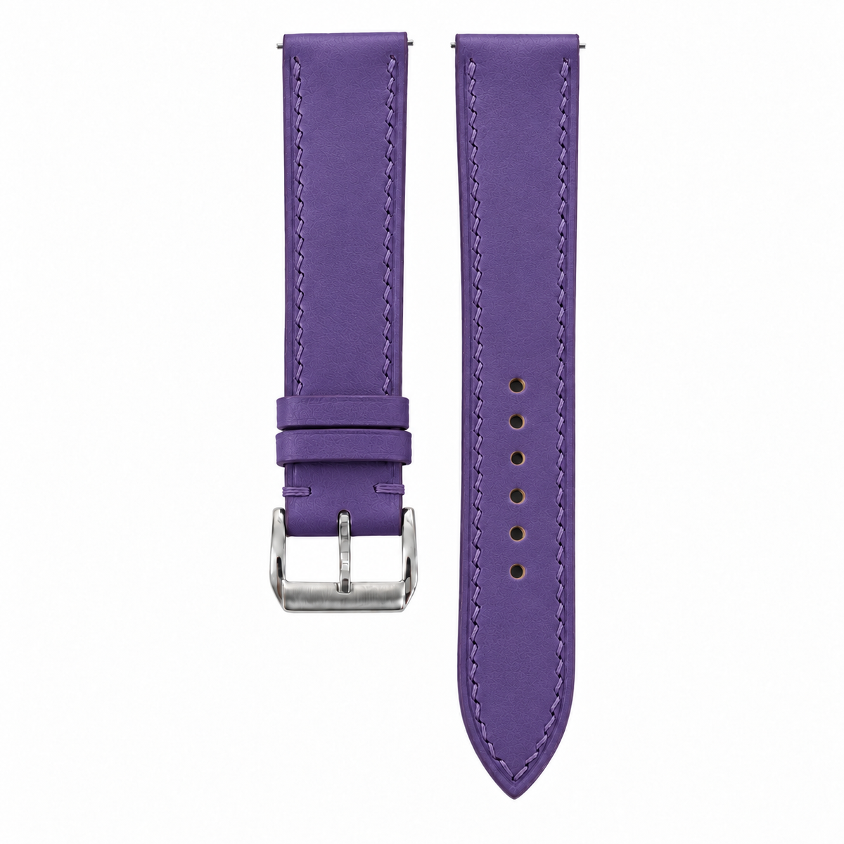 Violet Purple Swift Leather Watch Strap - hero