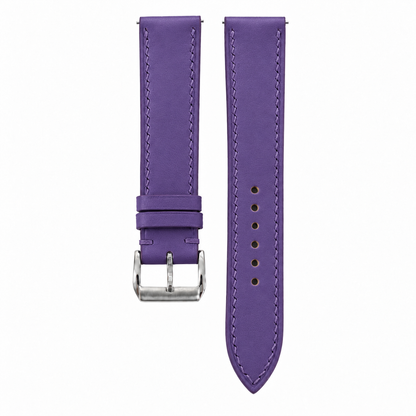 Violet Purple Swift Leather Watch Strap - hero