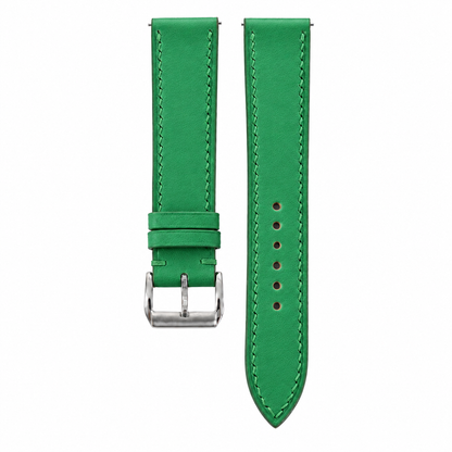 Emerald Green Swift Leather Watch Strap - hero
