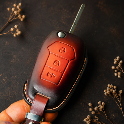 Ford F-Series leather smart key fob cover handmade