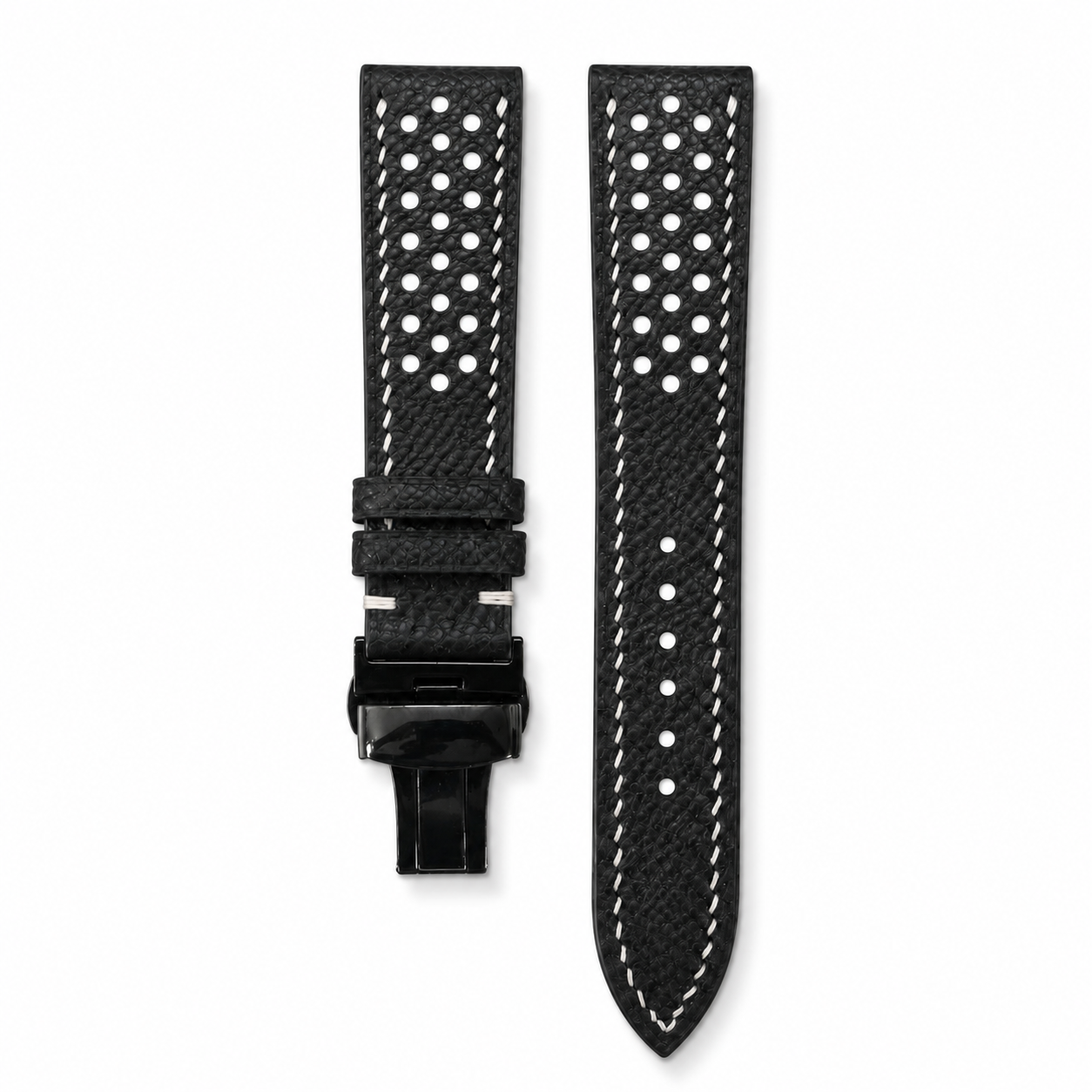 Flat Rally Small Epsom Leather Watch Strap