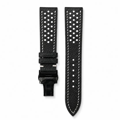 Flat Rally Small Epsom Leather Watch Strap
