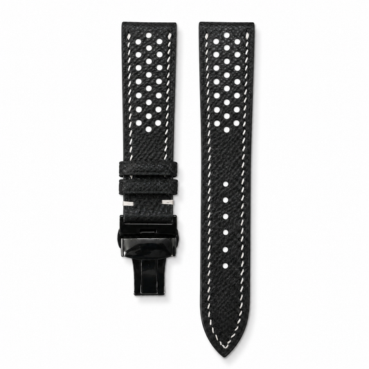Flat Rally Small Epsom Leather Watch Strap