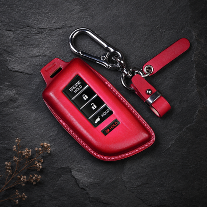 Acura MDX red leather smart key cover