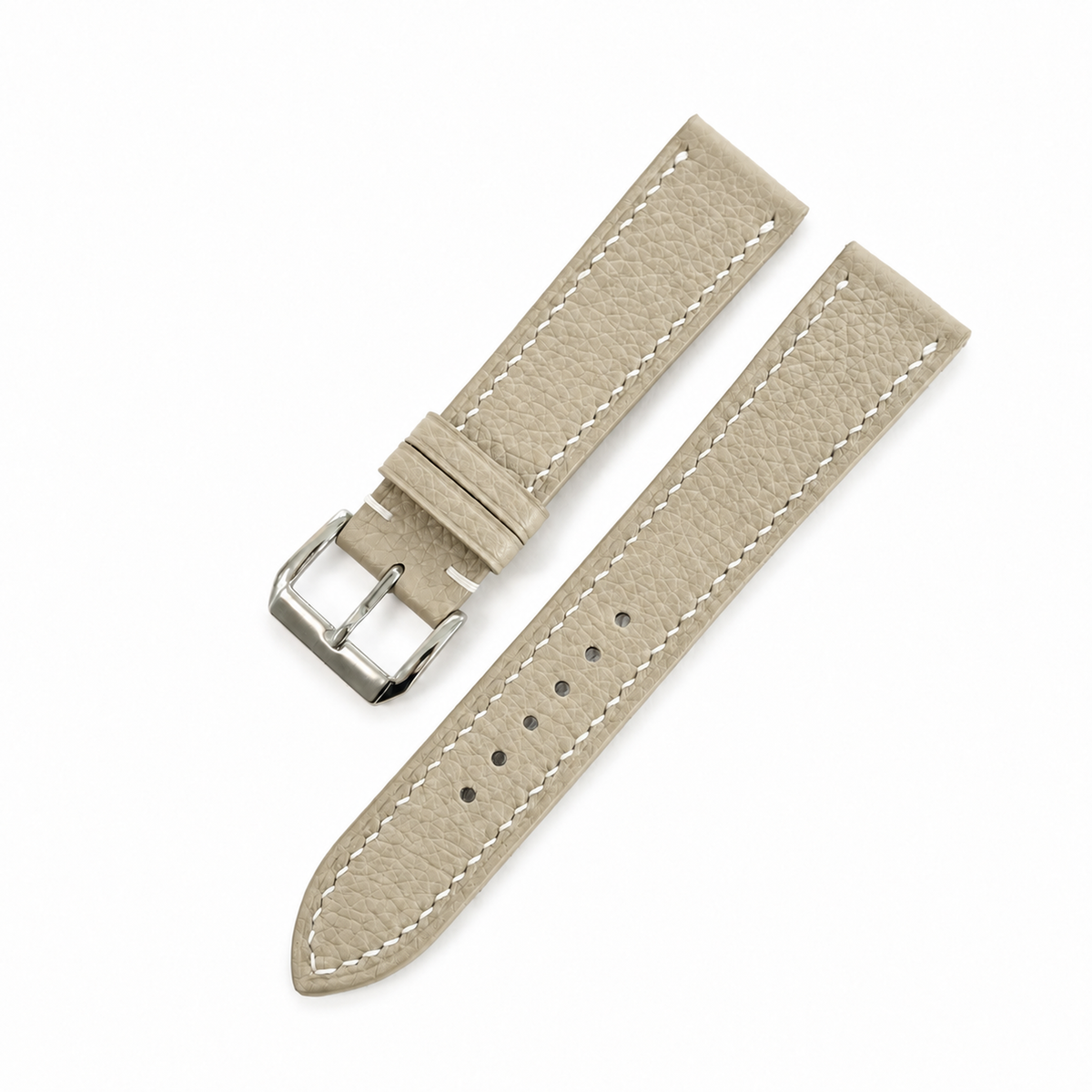 Beige Togo strap two-piece diagonal view