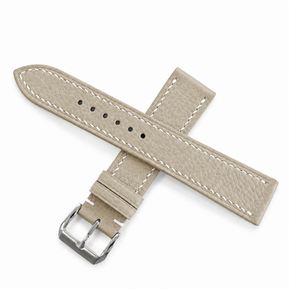 Beige Togo strap two pieces crossed