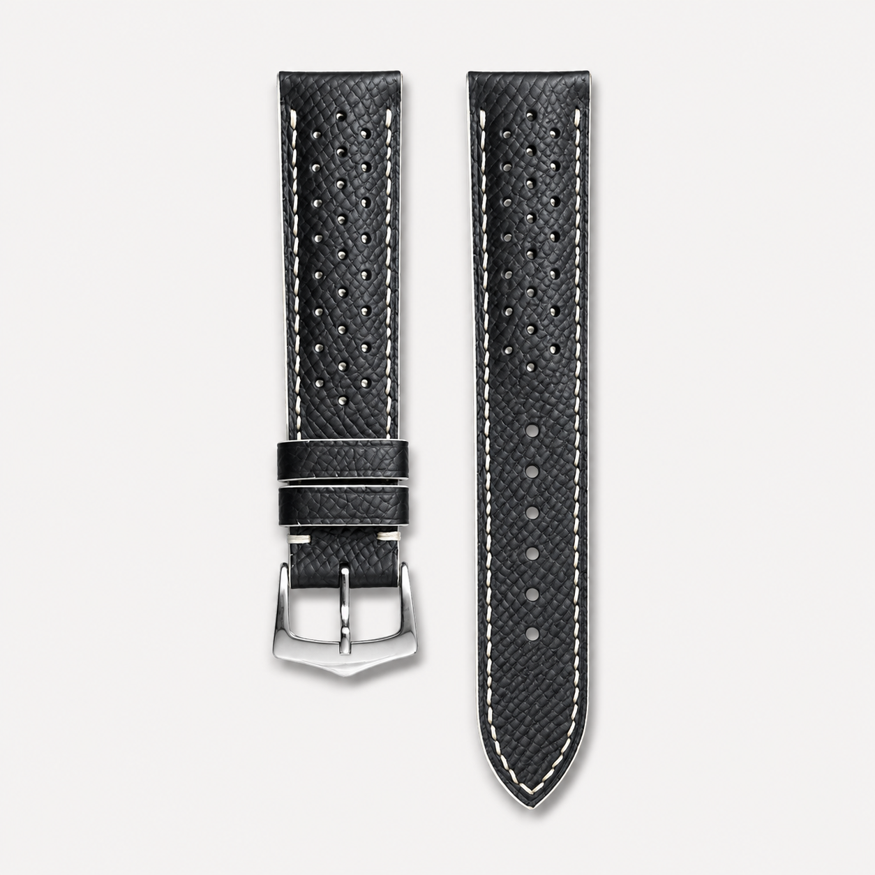 Black Epsom Leather Watch Strap