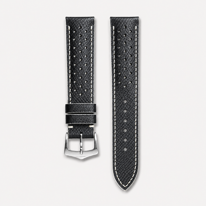 Black Epsom Leather Watch Strap