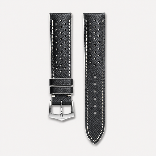 Black Epsom Leather Watch Strap