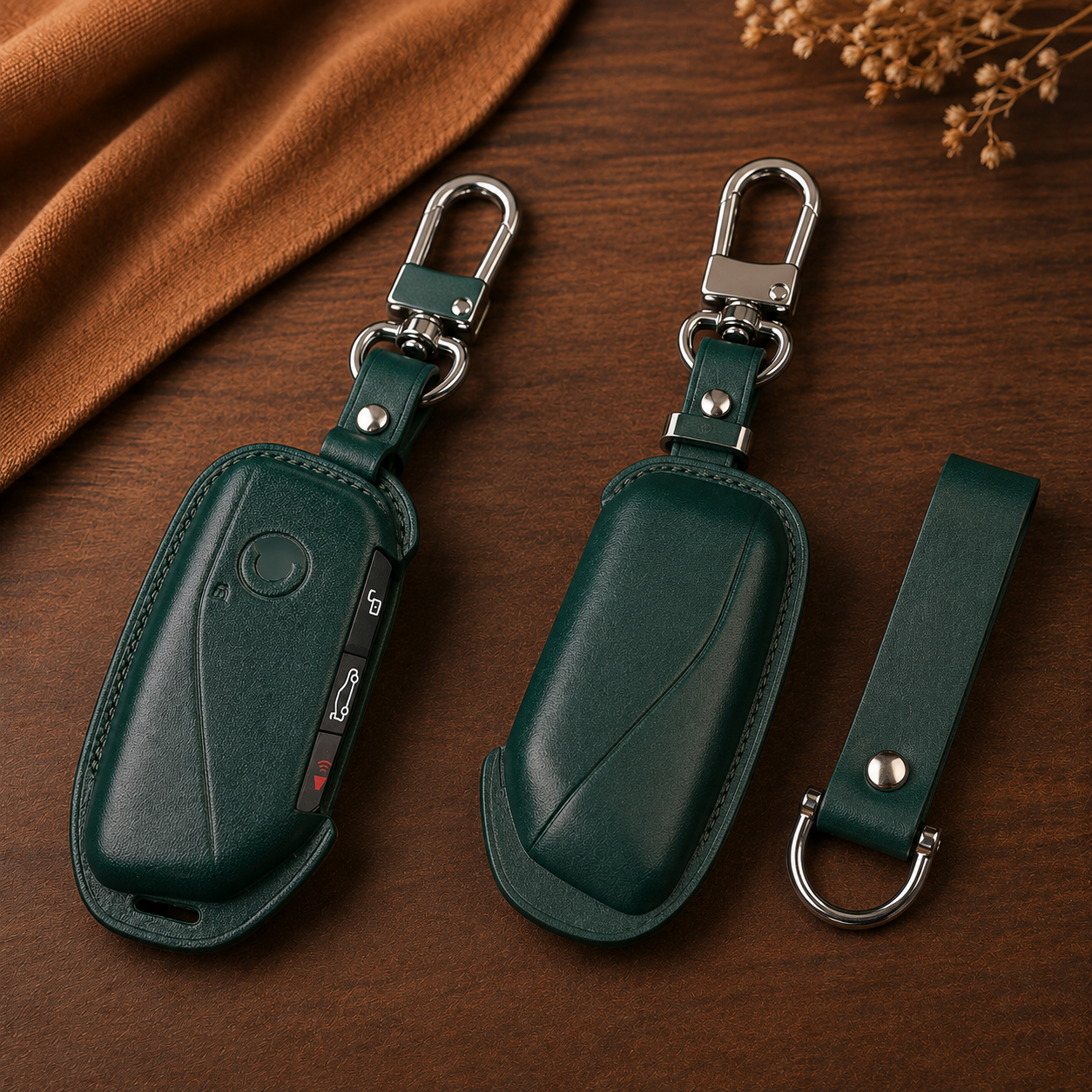 BMW Series Leather Key Fob Cover