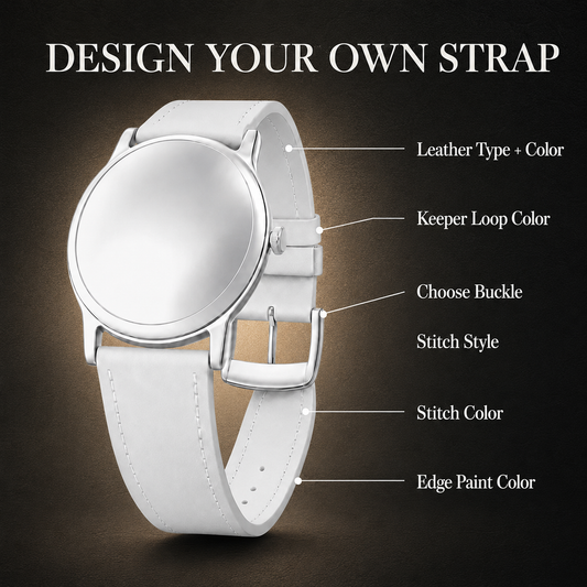 Custom Leather Watch Strap - Build Your Own Bespoke Band