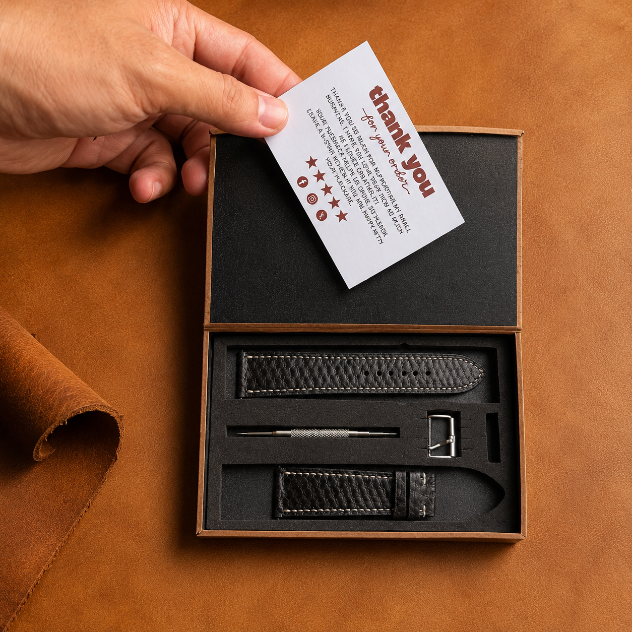 Unboxing experience lifestyle shot