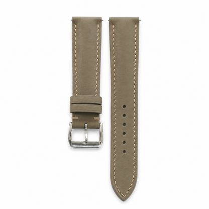 Etoupe Taupe Swift Leather Watch Strap - Photo 1