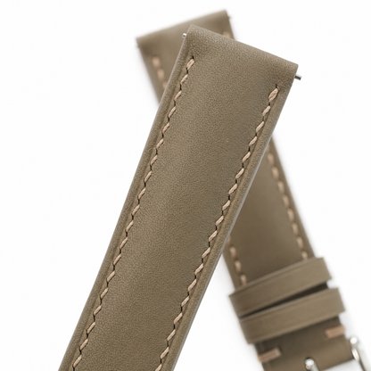 Etoupe Taupe Swift Leather Watch Strap - Photo 3