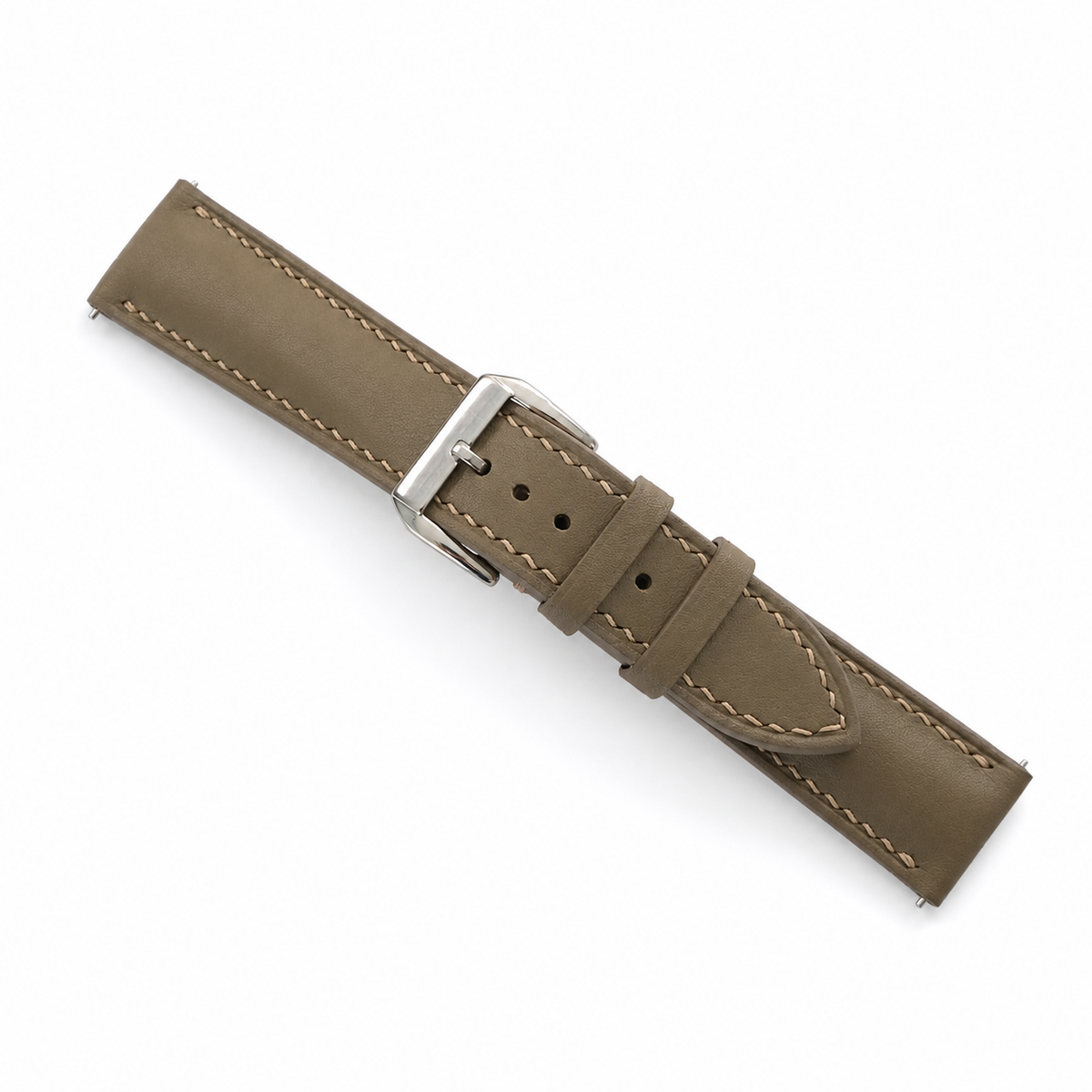Etoupe Taupe Swift Leather Watch Strap - Photo 4
