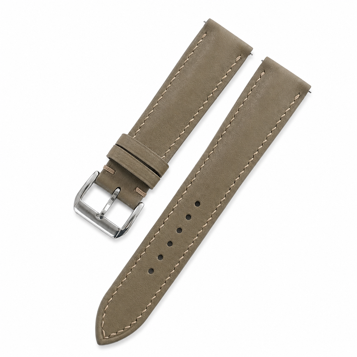 Etoupe Taupe Swift Leather Watch Strap - Photo 5