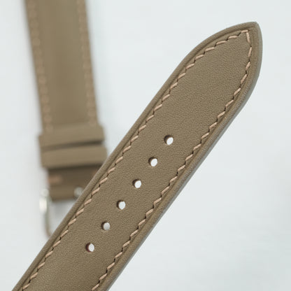 Etoupe Taupe Swift Leather Watch Strap - Photo 6