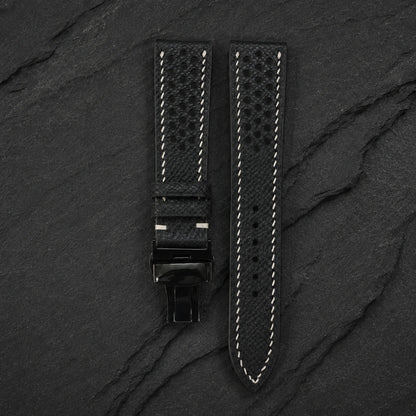 Flat Rally Small Epsom Leather Watch Strap