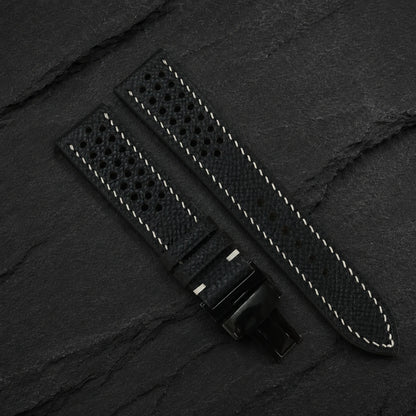 Flat Rally Small Epsom Leather Watch Strap