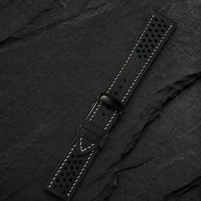 Flat Rally Small Epsom Leather Watch Strap