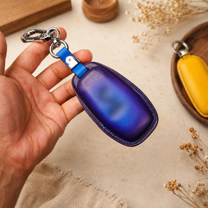 Ford Mustang smart key leather cover