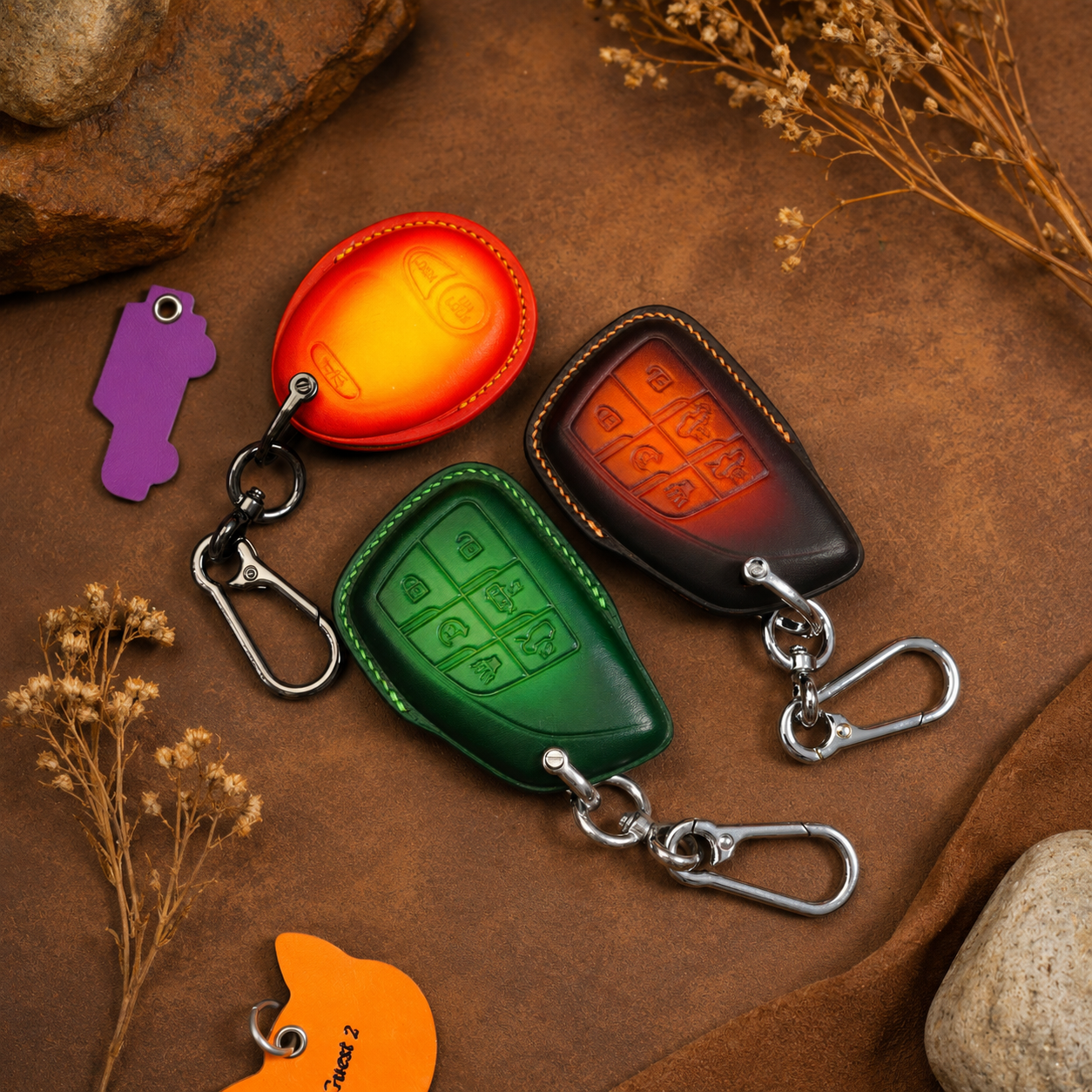 GMC Hummer EV smart key leather cover