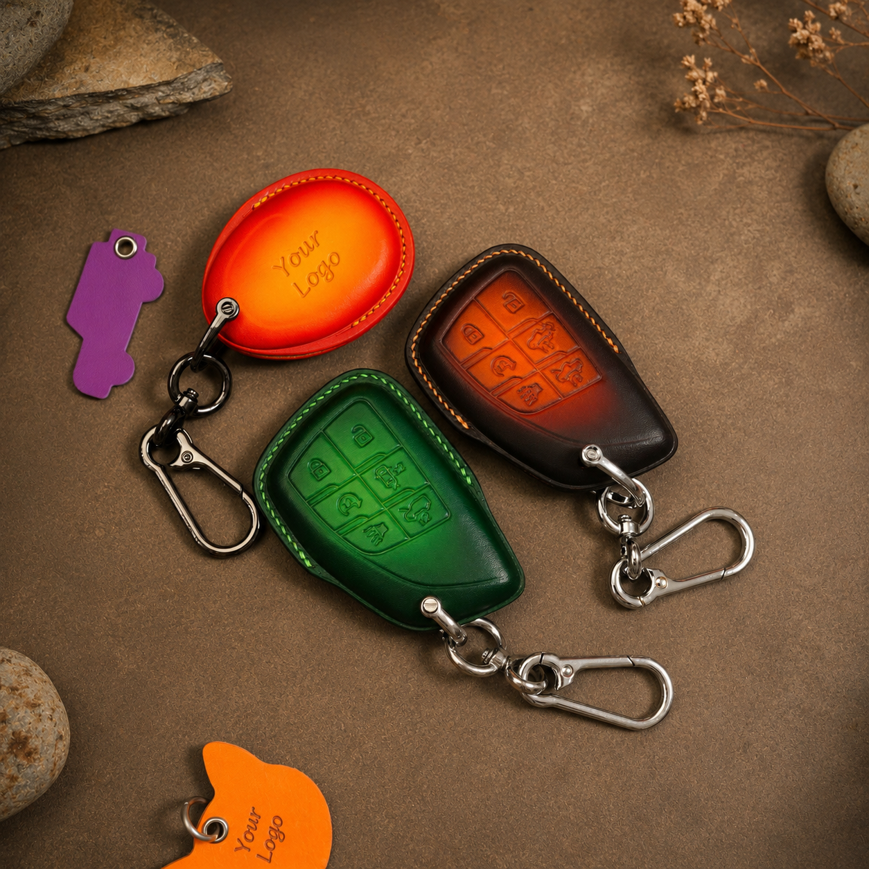 GMC Hummer EV smart key leather cover