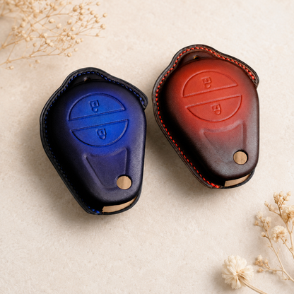 Harley touring 2-button fob leather cover