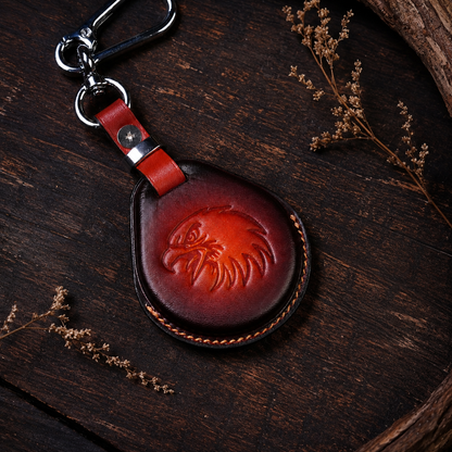 Harley keyless fob leather cover eagle design