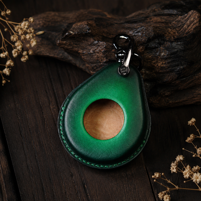 Harley keyless fob green leather cover