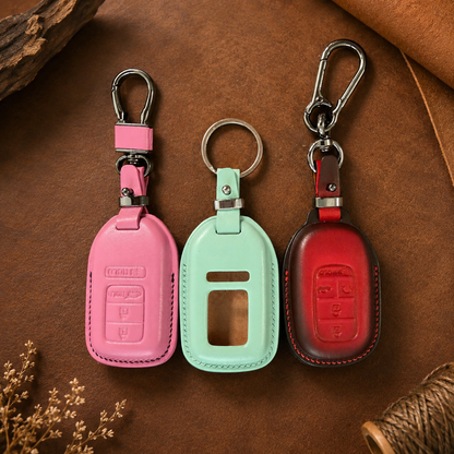 Honda Accord Civic leather smart key cover