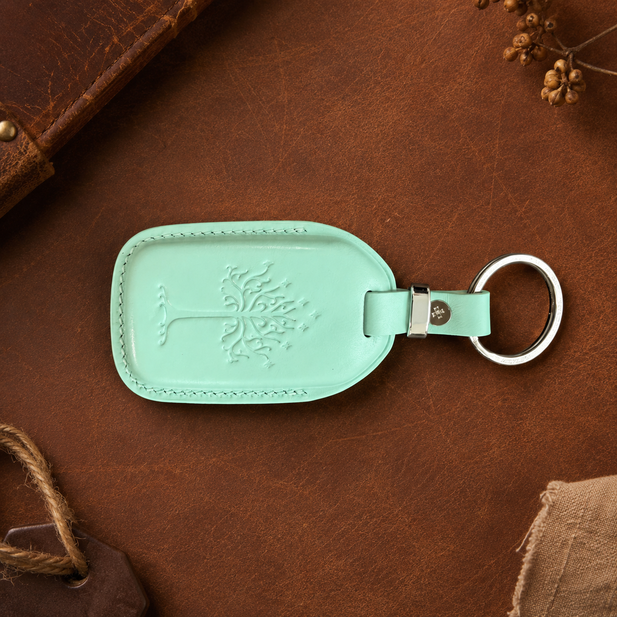 Honda Accord Civic leather smart key cover