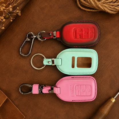 Honda Accord Civic leather smart key cover