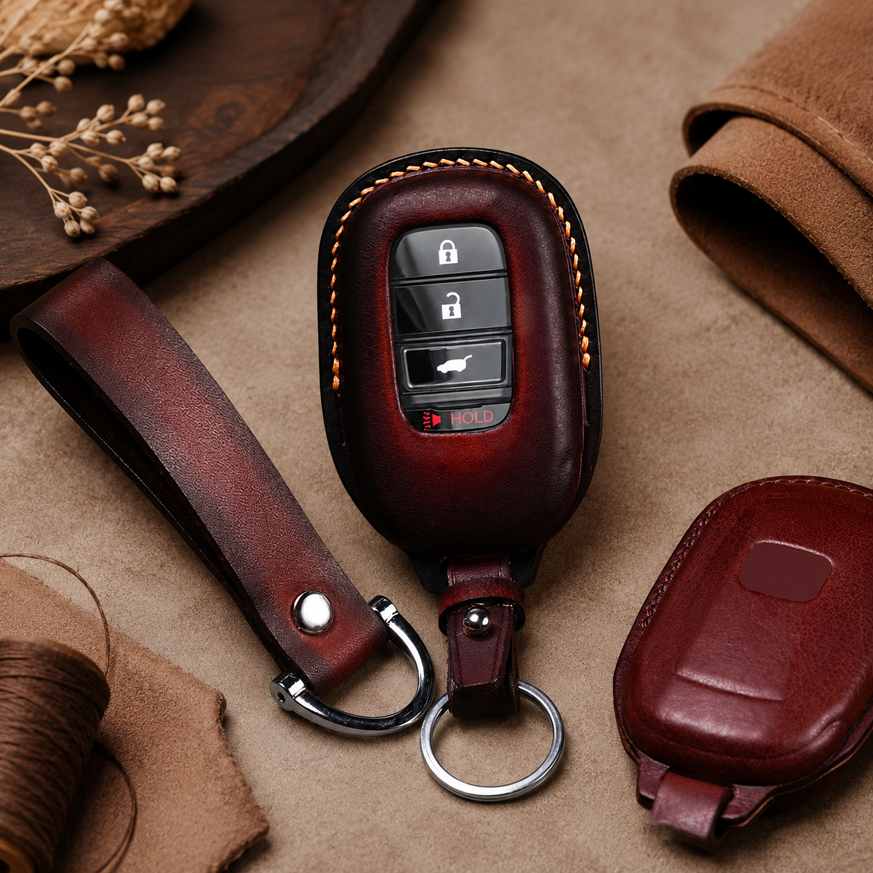 Honda smart key leather cover