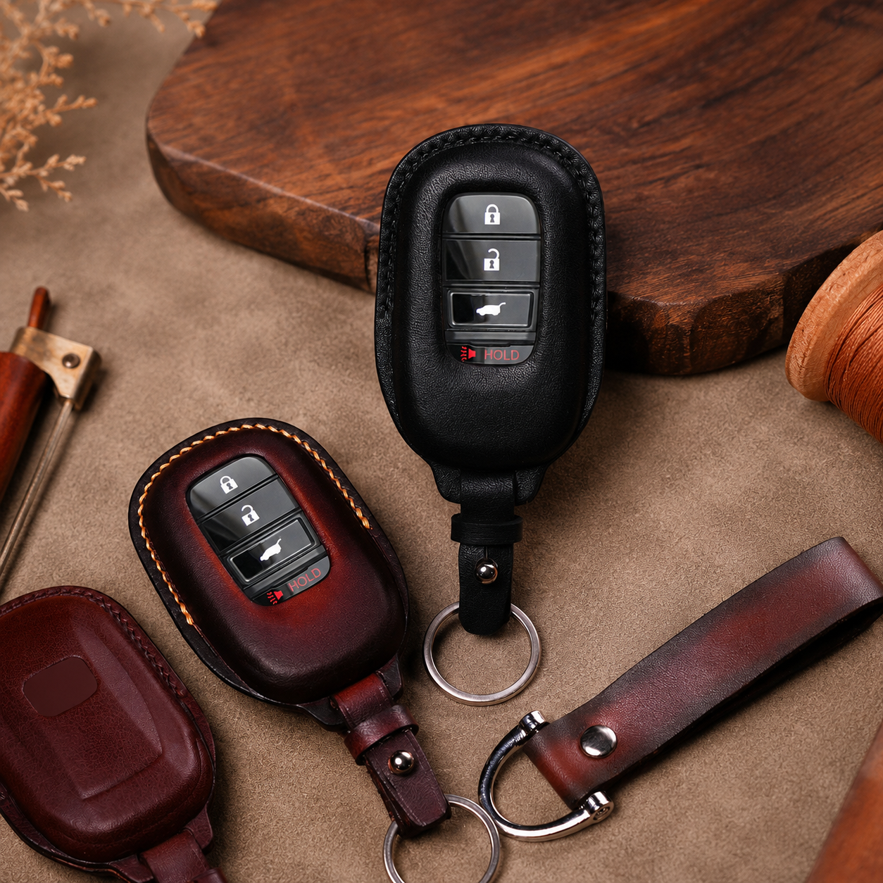 Honda smart key leather cover