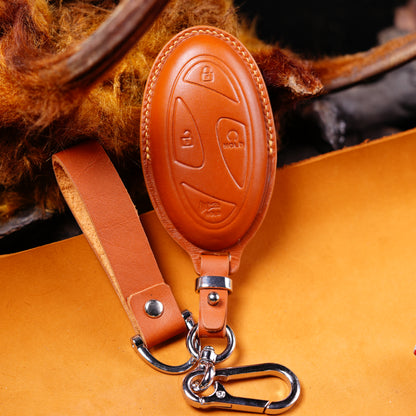 Hyundai leather smart key cover handmade