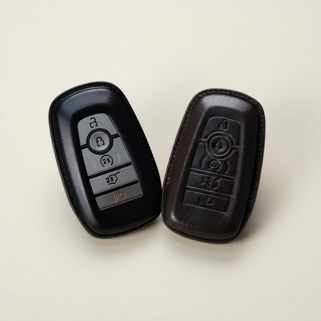 Handcrafted Leather Key Fob Cover - Compatible with Lincoln SUVs