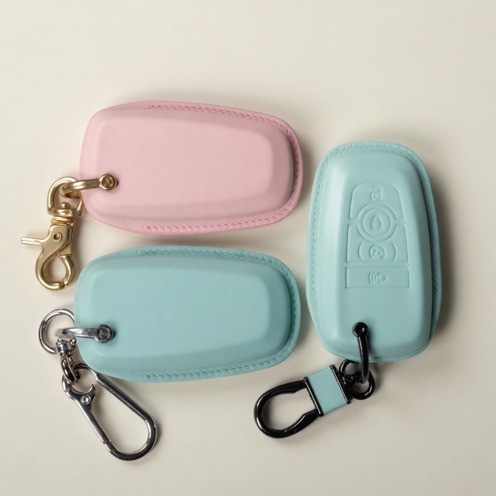 Handcrafted Leather Key Fob Cover - Compatible with Ford Bronco Sport