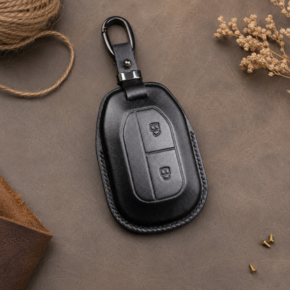 Indian Scout black leather smart key cover