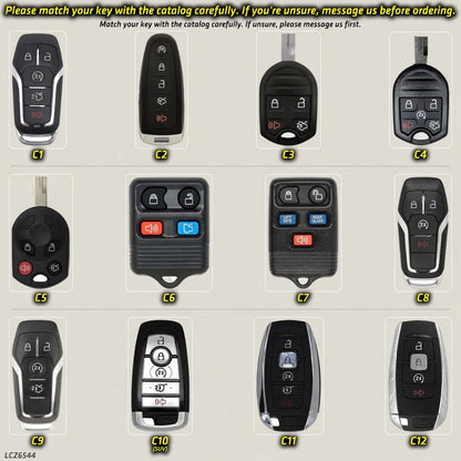 Key shape reference catalog - match your key shape (C1, C2, etc.) before ordering