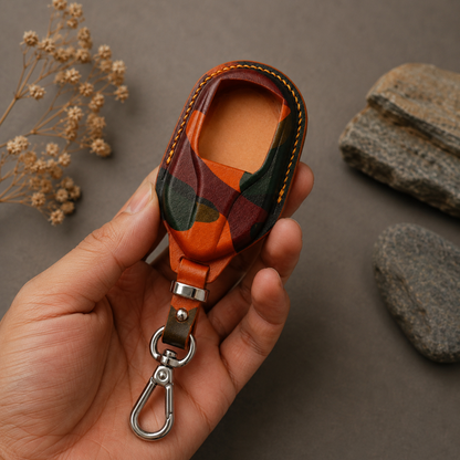 Maserati smart key leather cover