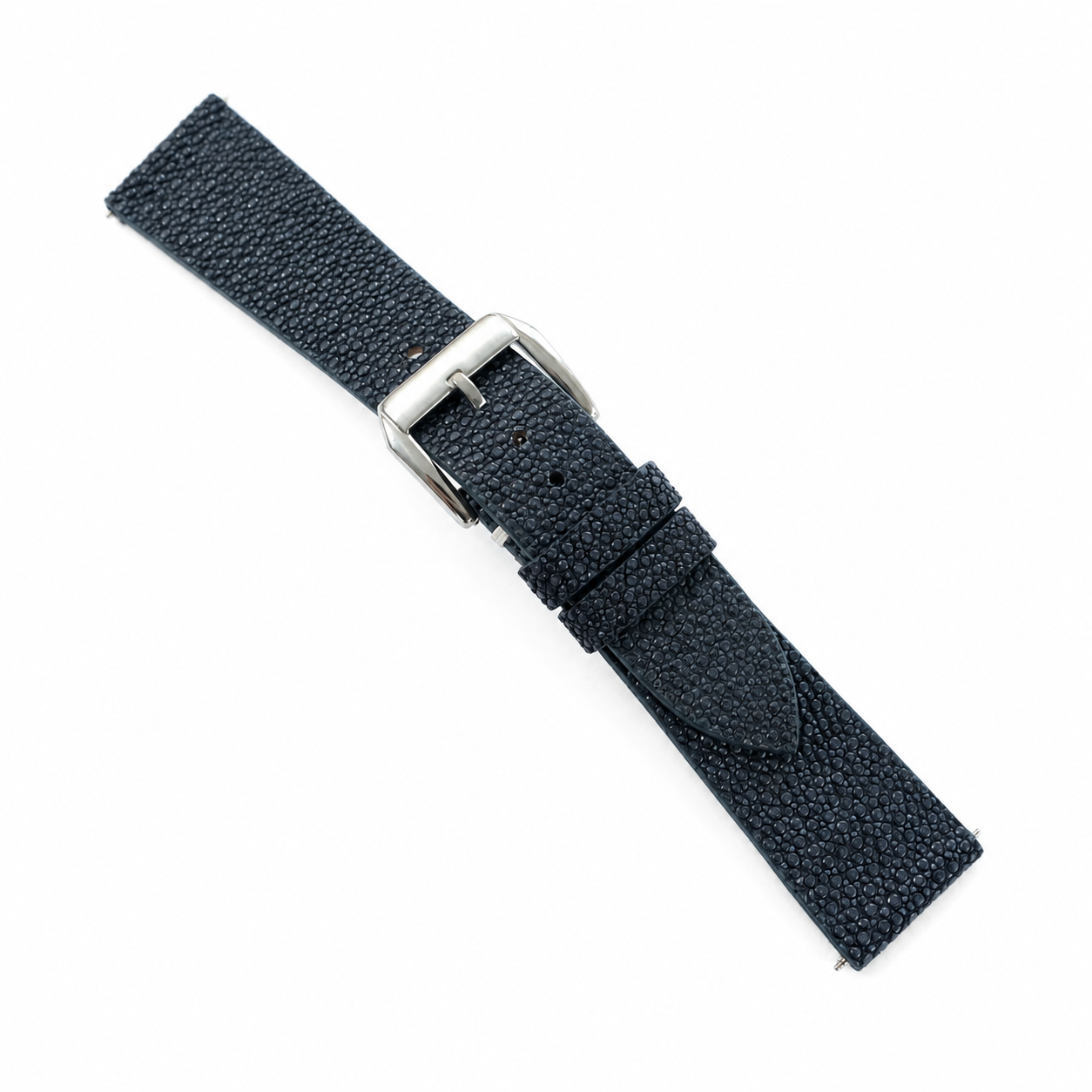 Midnight Navy Stingray Leather Watch Strap - Photo 6
