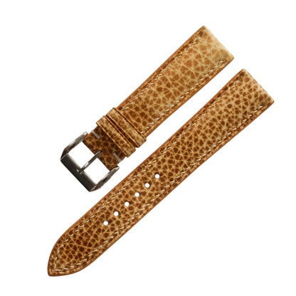 Patina British Tan Italian Leather Watch Strap