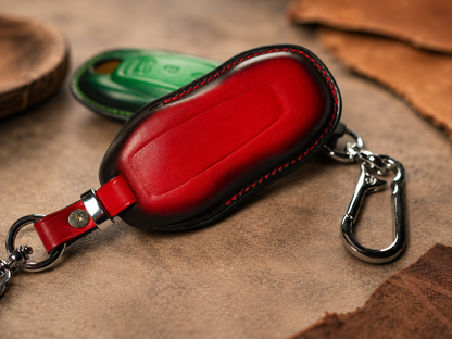 Porsche smart key leather cover