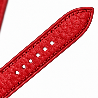 Red Togo strap macro tip and sizing holes