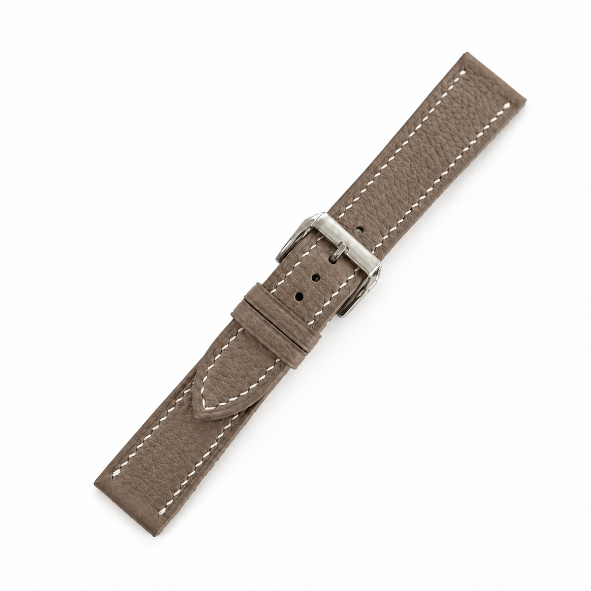 Taupe Togo strap assembled diagonal view