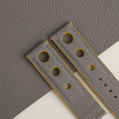 Custom Through-Hole Rally Leather Watch Strap - Bespoke Open Holes