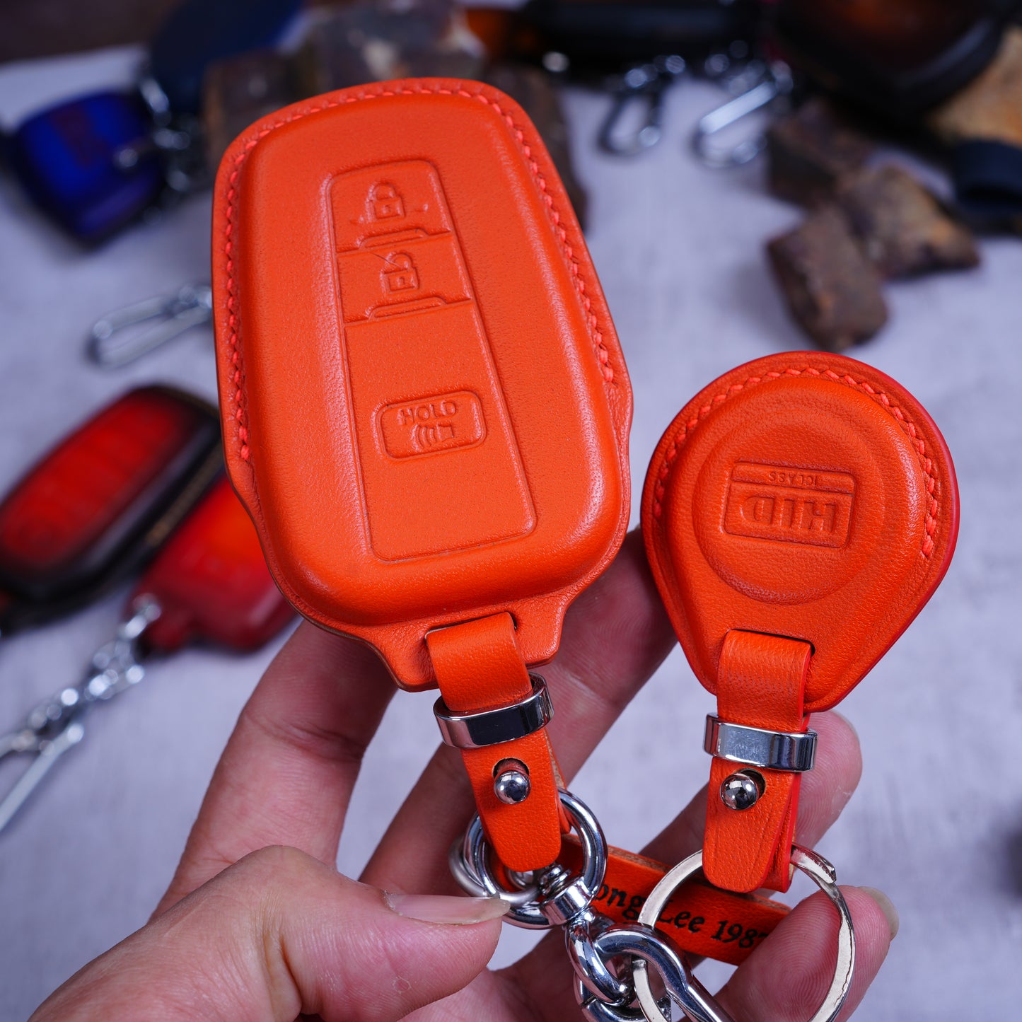 Toyota 4Runner leather smart key cover handmade